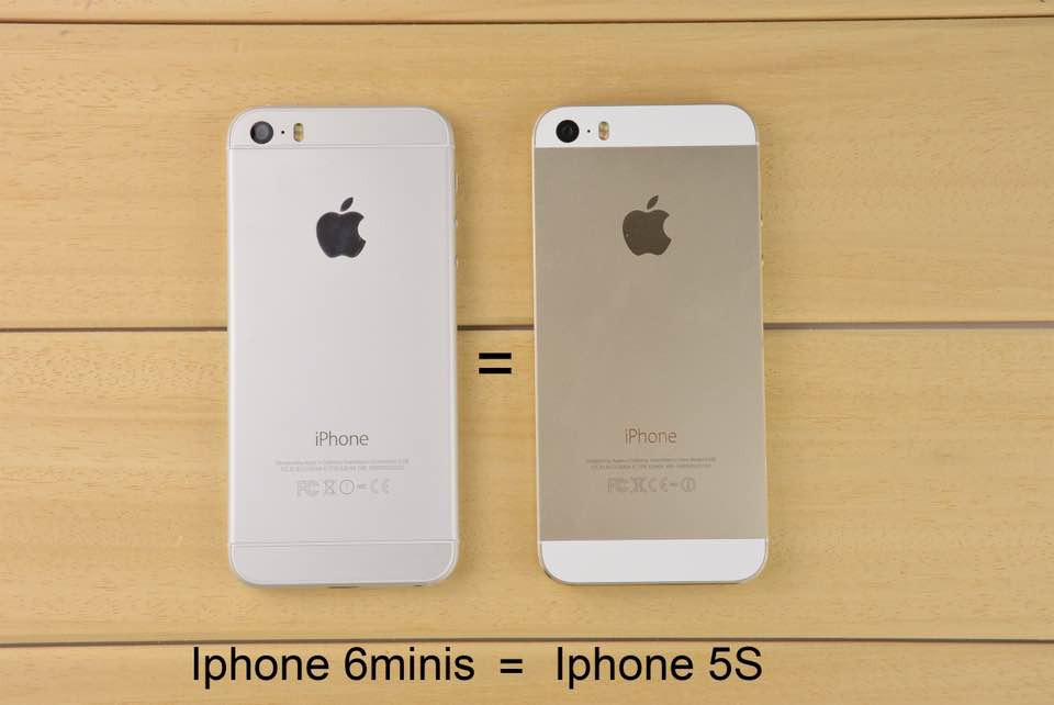 Vỏ iPhone 5, 5S lên thành iphone 6 champagne - suachua60s.com