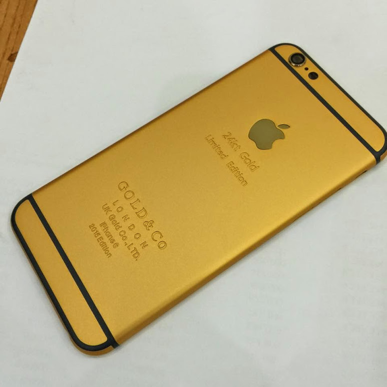 Vỏ iPhone 6 6s 6Plus mạ vàng 24K - Gold - suachua60s.com